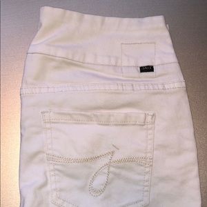 Cropped White Jeans- JAG